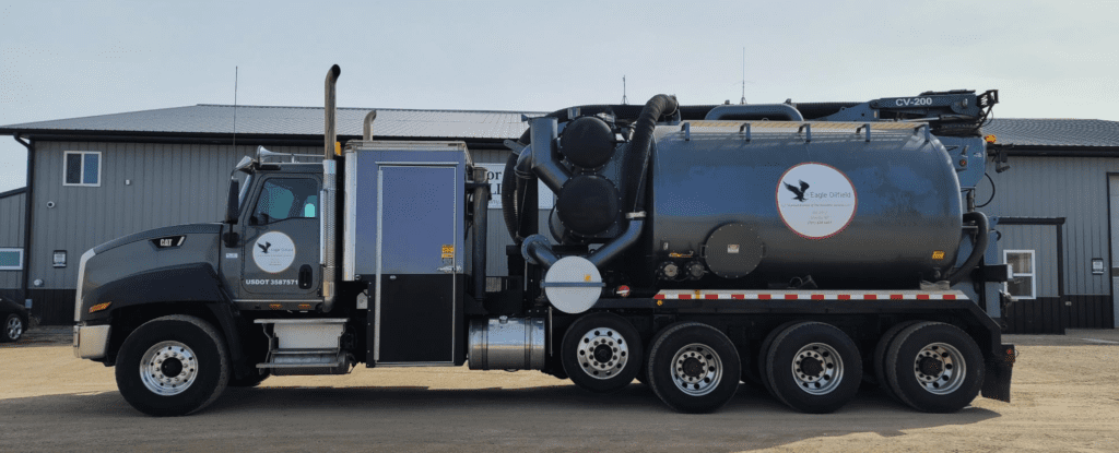 Eagle Oilfield Hydro-Vac Truck Side
